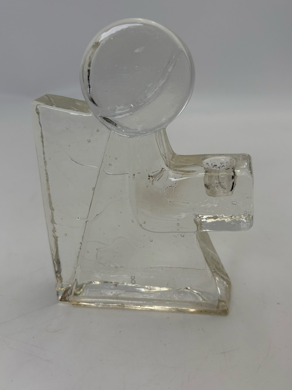 Vintage Wiesenthal Hutte Glass Angel Candle Holder Christmas W. Germany